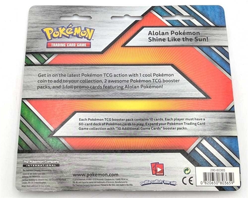 Aloan 3-pack Blister - Pokemon Kort (BMO) (B Grade)